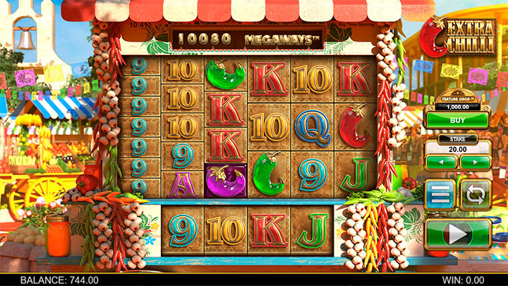 Игровой автомат Extra Chilli от Big Time Gaming