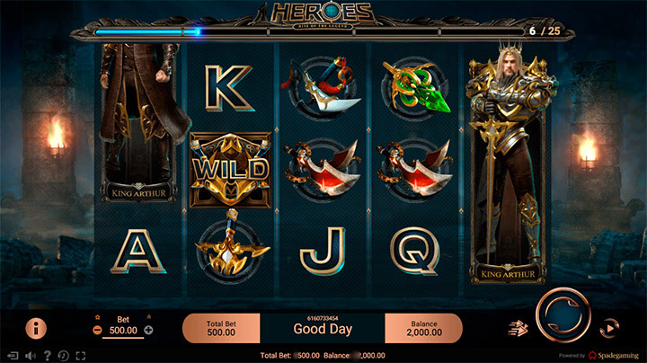 Игровой автомат Heroes от Spadegaming