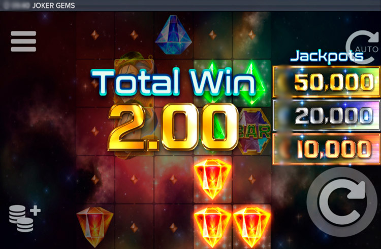 Выигрыш в слоте Joker Gems от ELK Studios