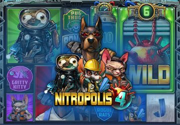 Игровой автомат Nitropolis 5 от ELK Studios - постапокалиптический мир животных