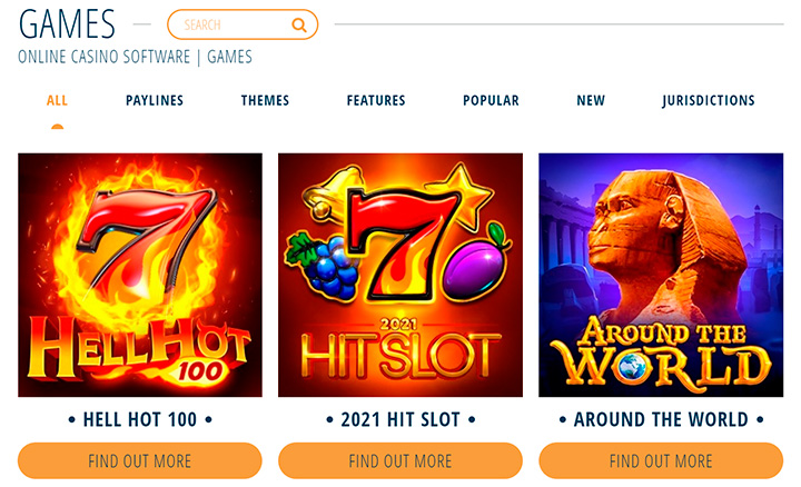 Игровые автоматы на сайте Endorphina