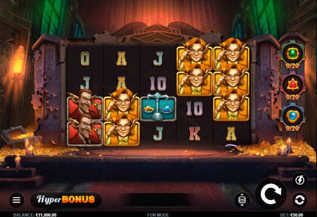 Геймплей слота Goblins & Gemstones от Kalamba Games