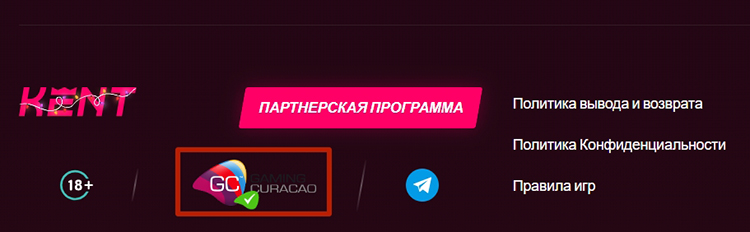 Интерфейс Kent Casino - современный дизайн с игровыми автоматами