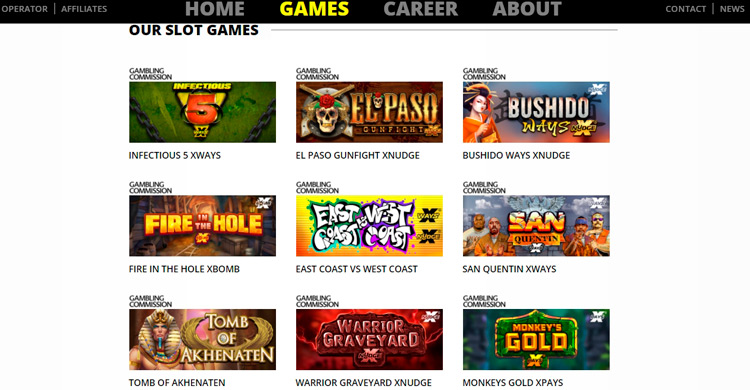 Демоверсии слотов на сайте разработчика Nolimit City