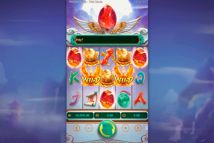 Геймплей игры Phoenix Rises от PG Soft