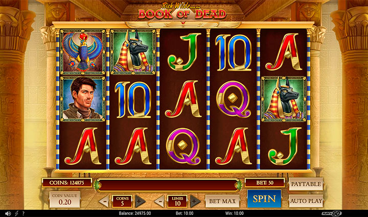 Игровой автомат Book of Dead от Play'n GO