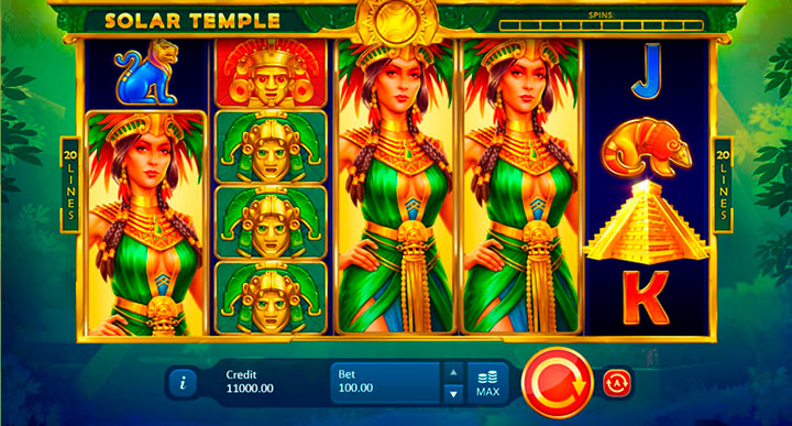 Видеослот Solar Temple от Playson