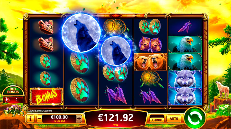 Выигрыш в автомате Wolf Haven от RubyPlay