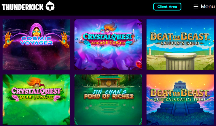Игровые автоматы на сайте Thunderkick