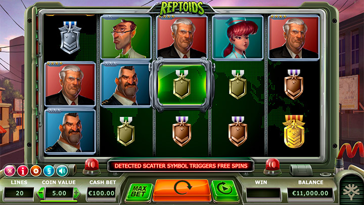 Видеослот Reptoids от Yggdrasil Gaming